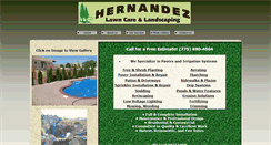 Desktop Screenshot of hernandez-lawn-landscape.com